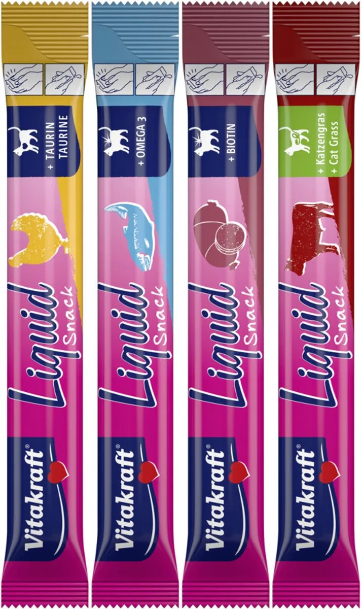 Vitakraft Liquid Snack Big Pack - 48 Stuks