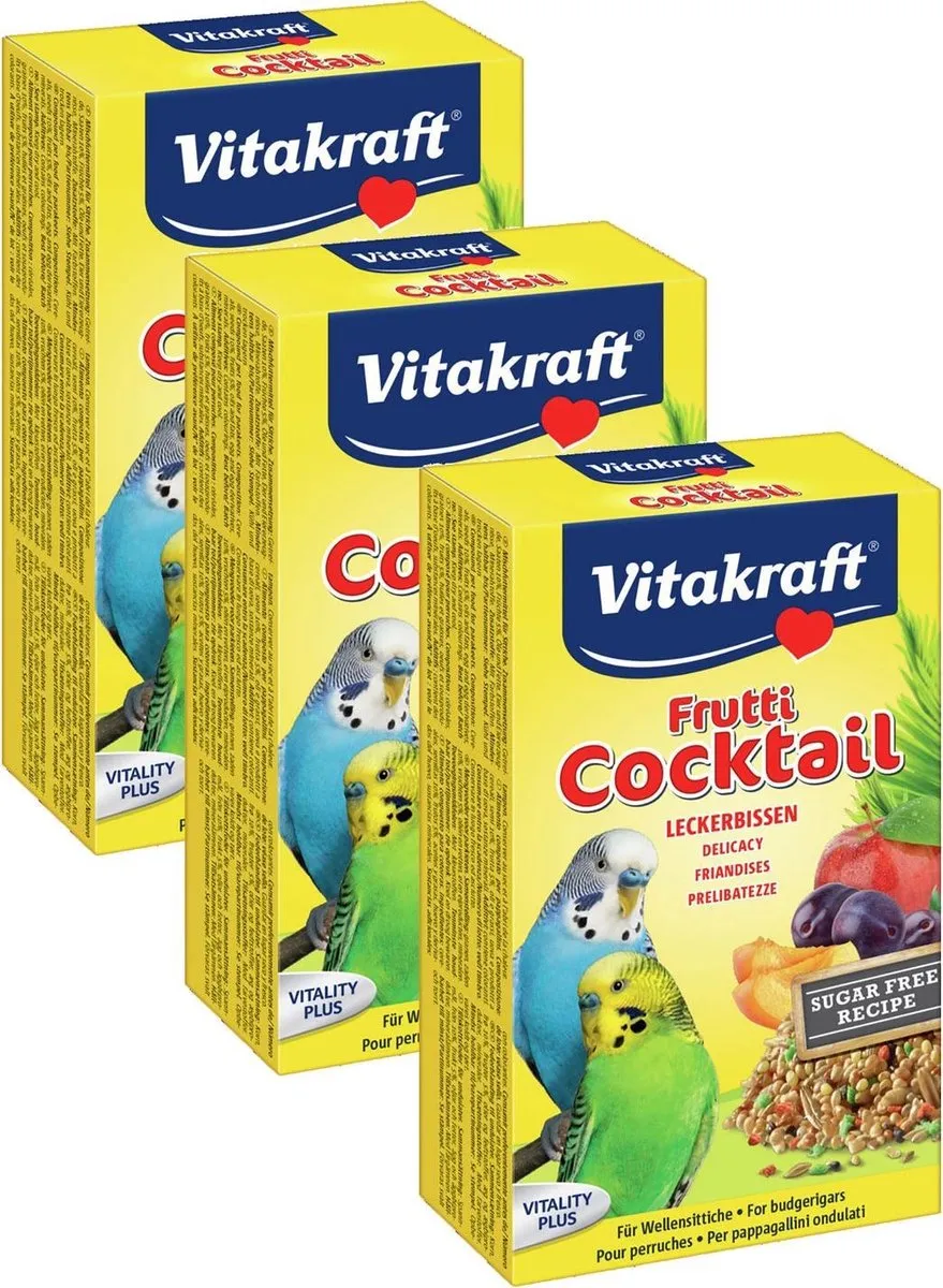 Vitakraft Parkiet Fruit-Cocktail Snack