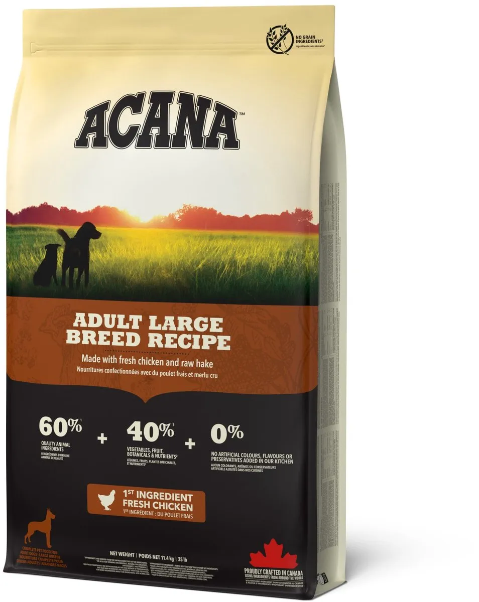 Acana Adult Large Breed Heritage Hondenvoer - 11.4 kg