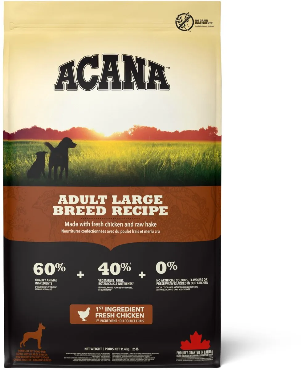 Acana Adult Large Breed Heritage Hondenvoer - 11.4 kg