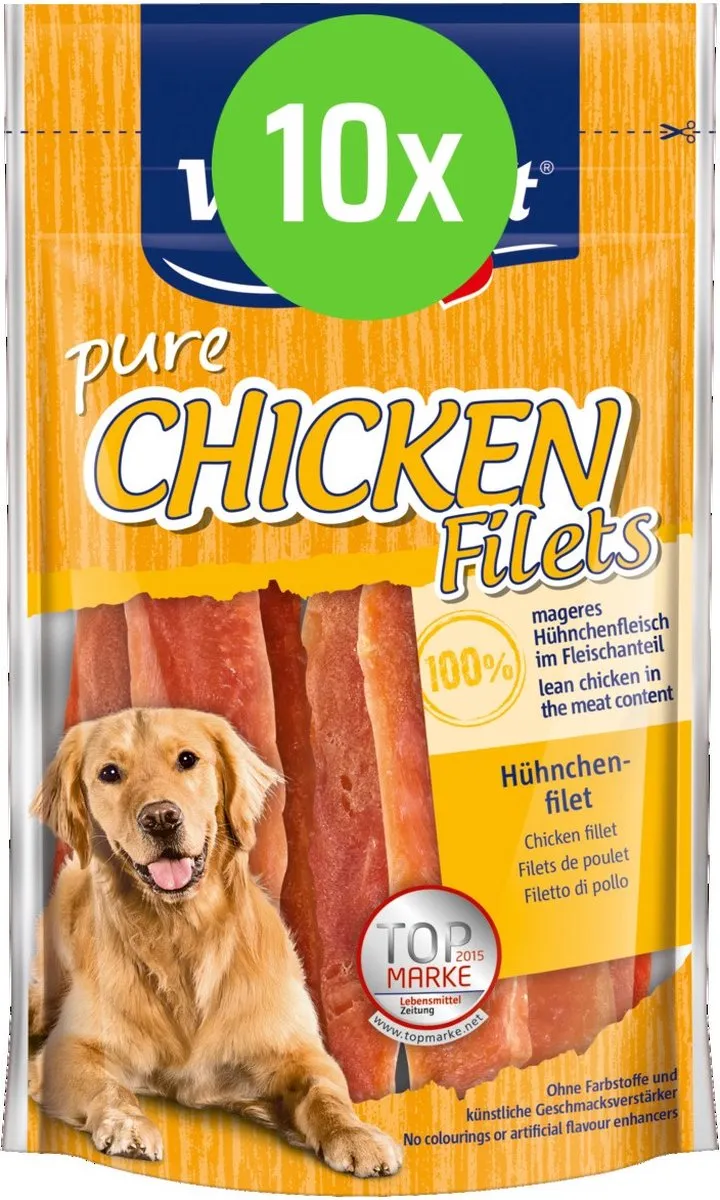 Vitakraft Chicken Filet Hondensnack 80g