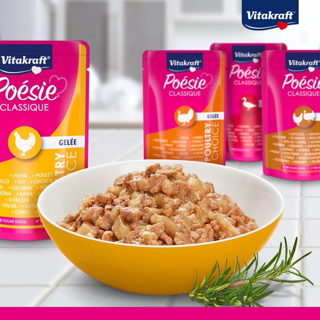 Vitakraft Poésie Classique Natvoer Gevogelte 12x85g