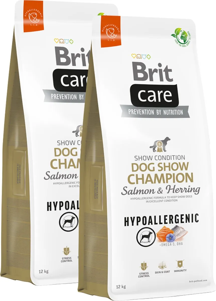 Brit Care Dog Show Champion Zalm & Haring