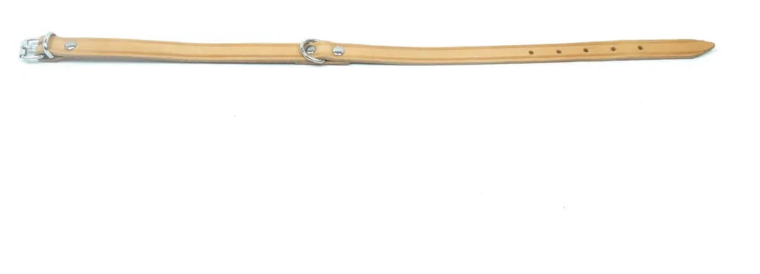 Kerbl Halsband Leer 27-33cm - Zwart