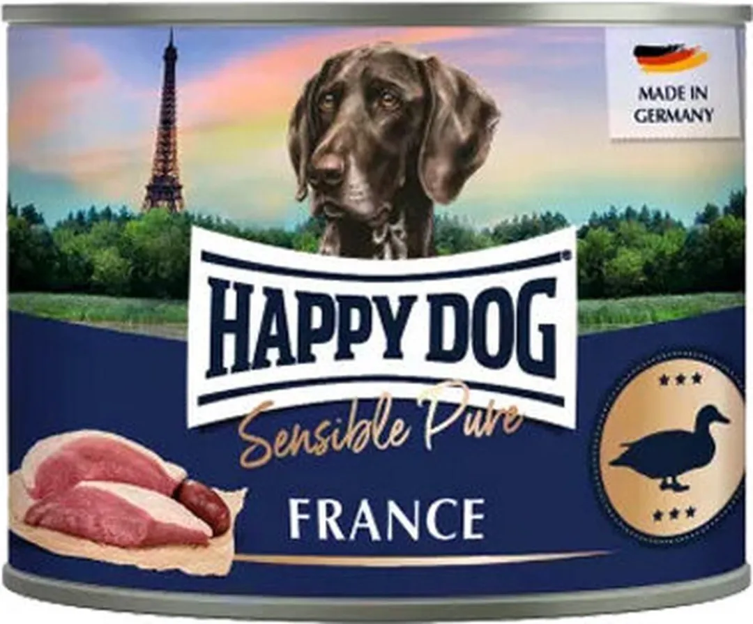 Happy Dog Sensible Pure France Eend - 6x800g