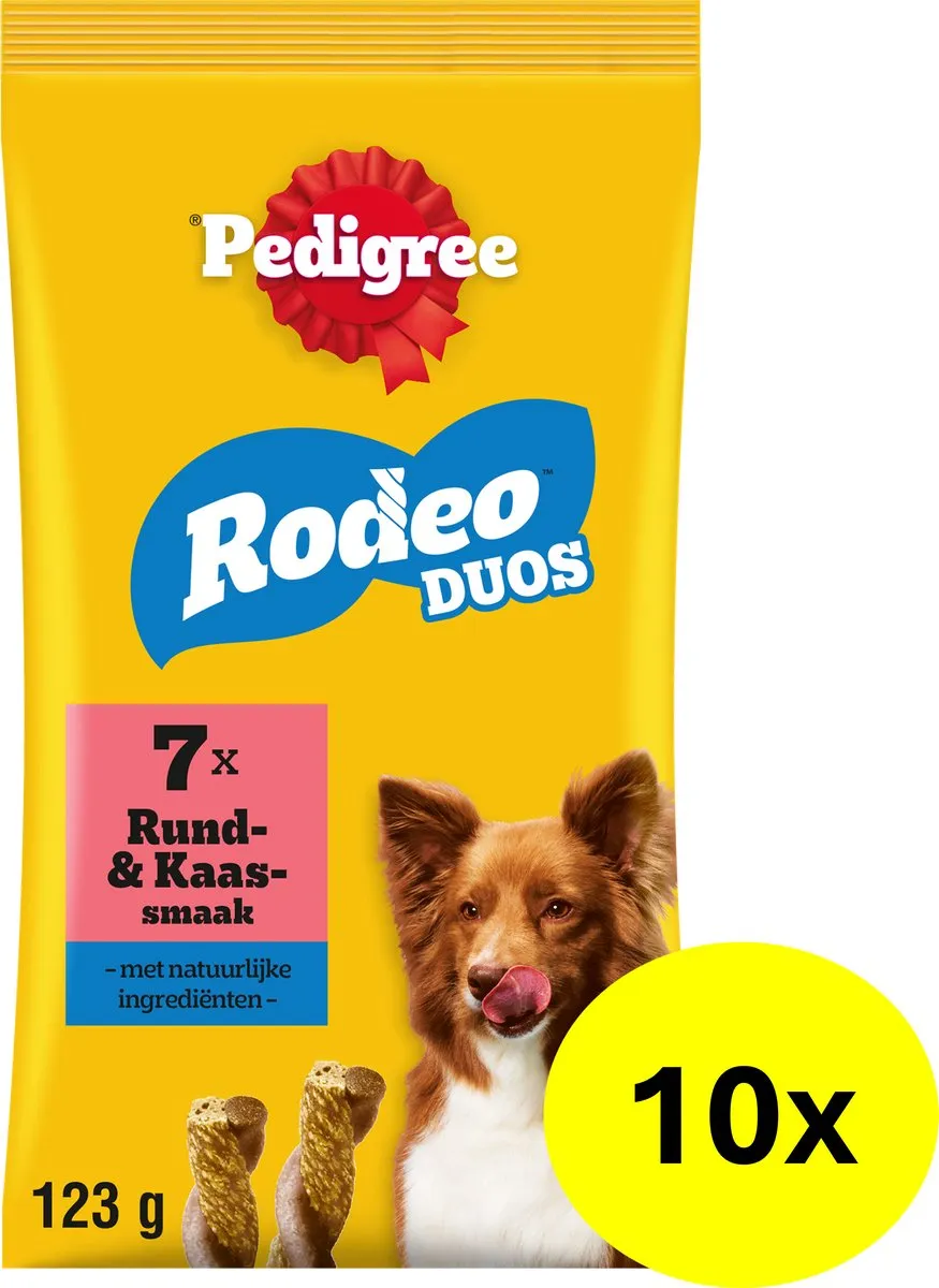 Pedigree Rodeo Duo's Hondensnacks Rund & Kaas