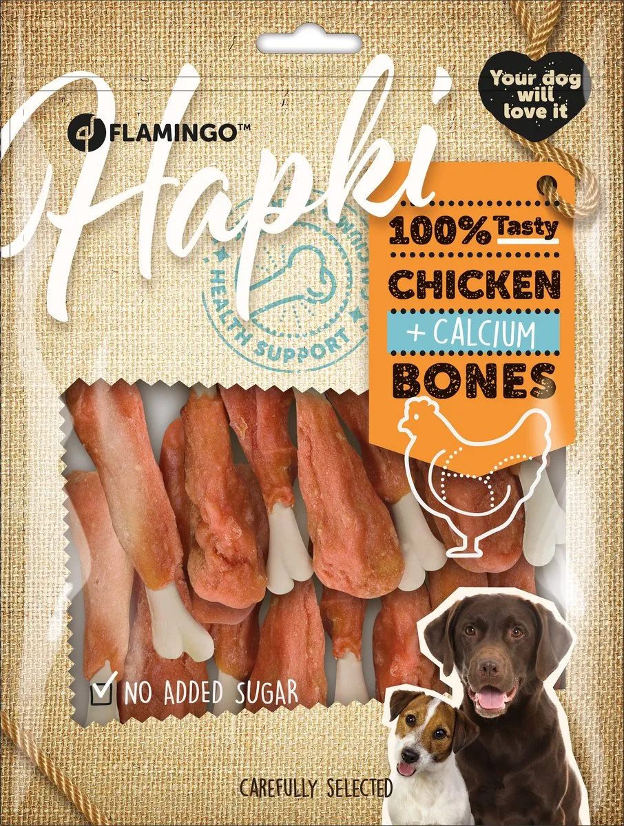 Flamingo Hapki Calcium Drumstick Kip 400g