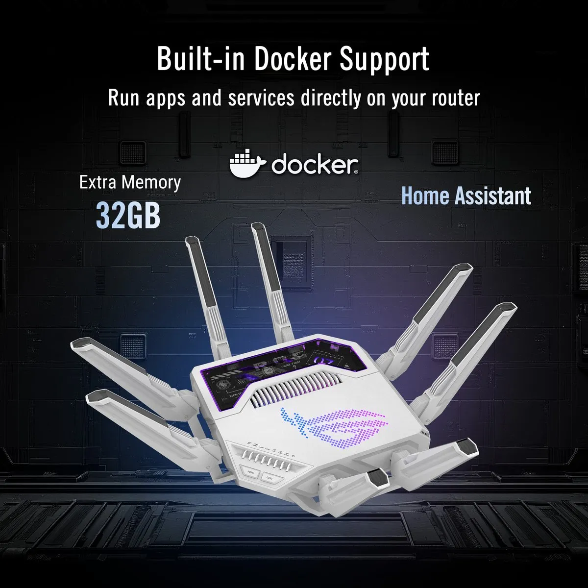 ASUS ROG Rapture GT-BE19000AI Gaming Router - WiFi 7 Tri-Band