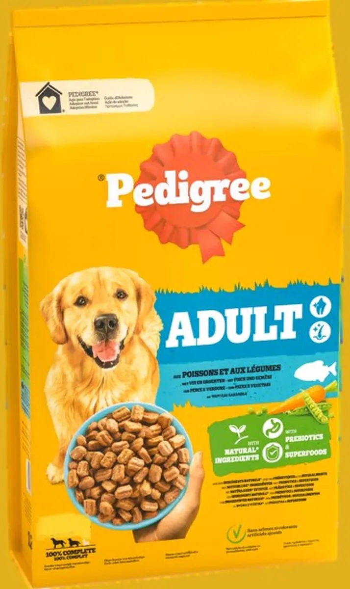 Pedigree Droogvoer Honden Vis 3x3kg