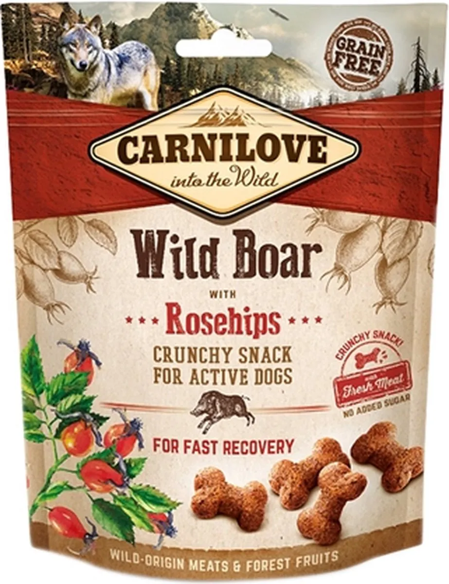 Carnilove Everzwijn Hondensnacks Rozenbottel
