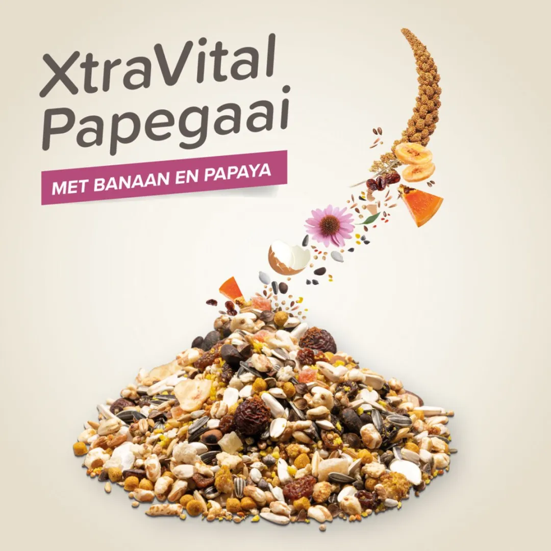Beaphar XtraVital Papegaaienvoer 3x1kg