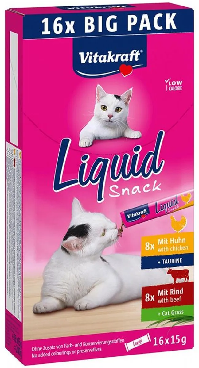 Vitakraft Liquid Snack - 80 Stuks (5x16)