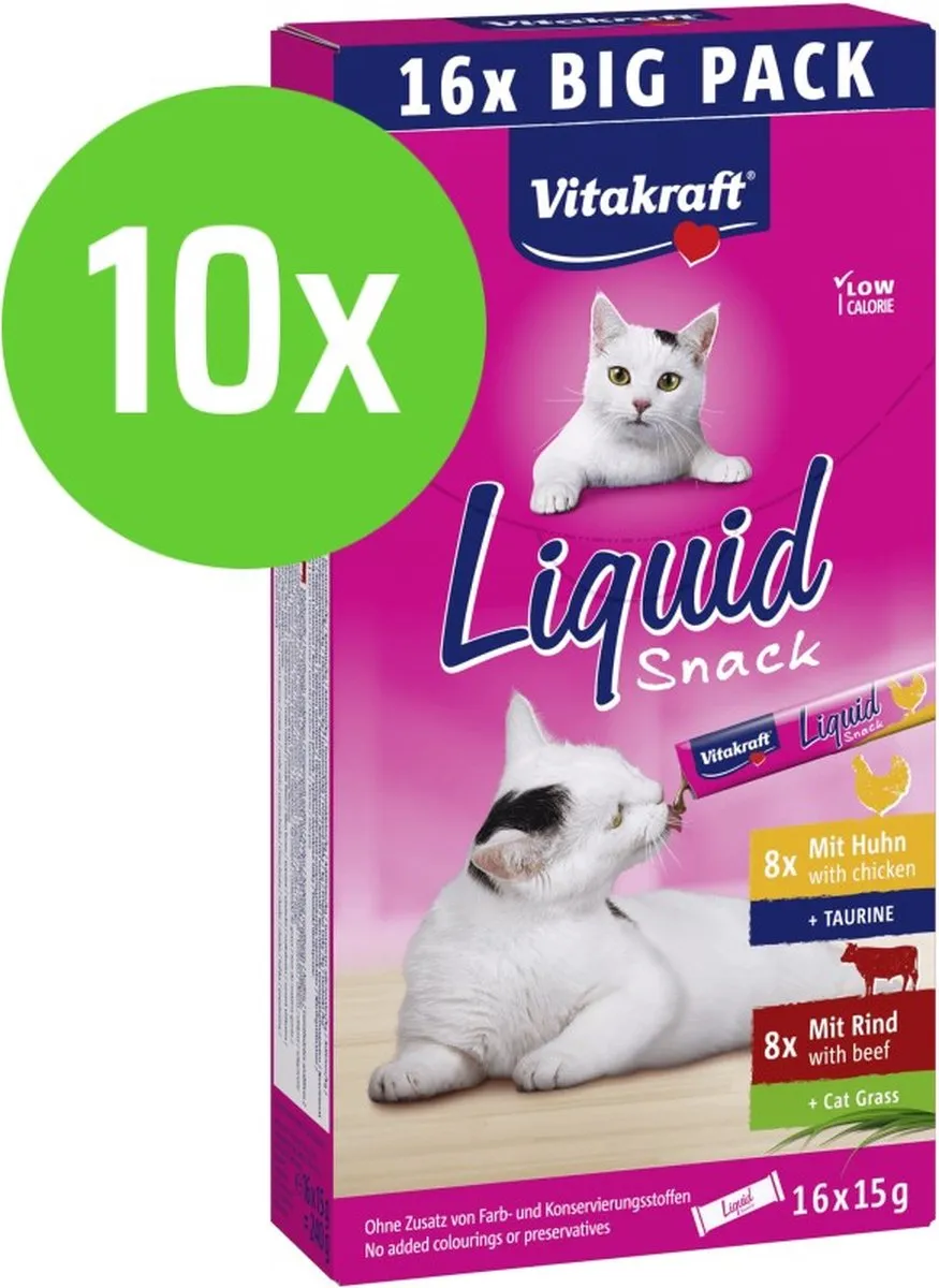 Vitakraft Liquid Snack Multipack 160 Stuks