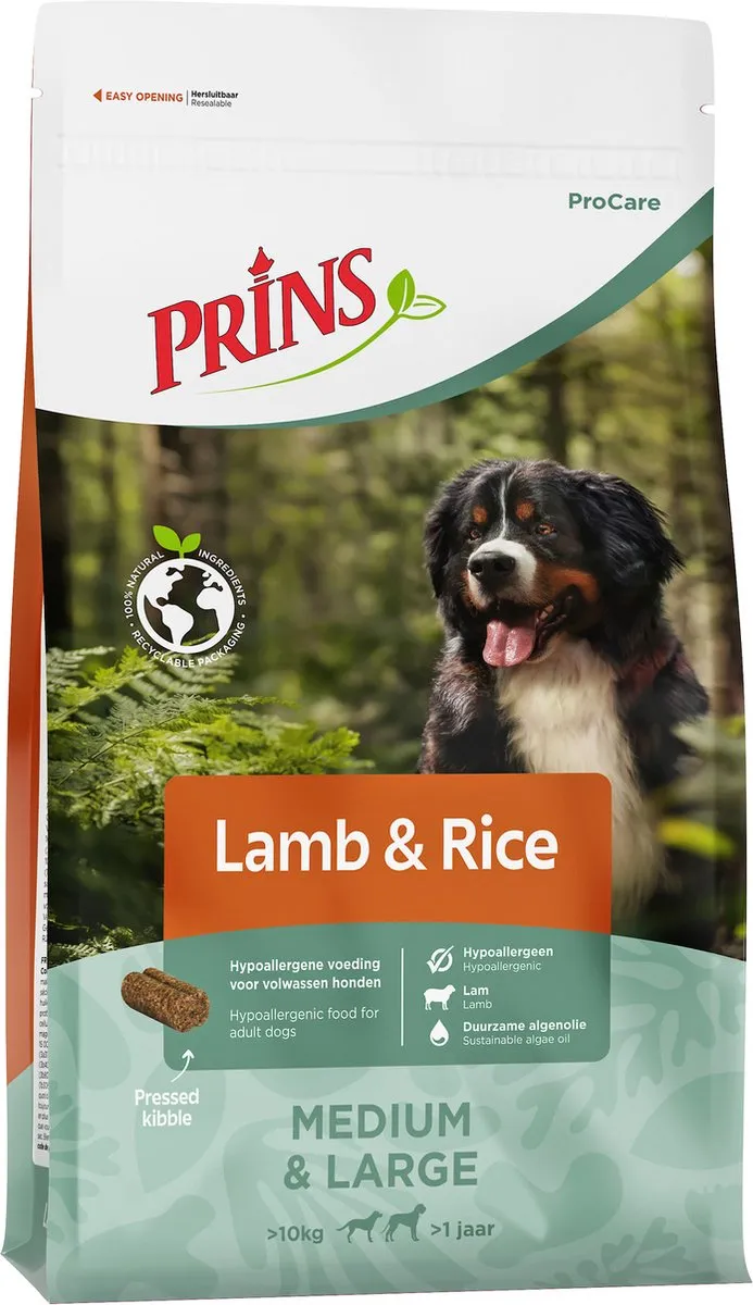 Prins ProCare Lamb & Rice Hondenvoer 3kg
