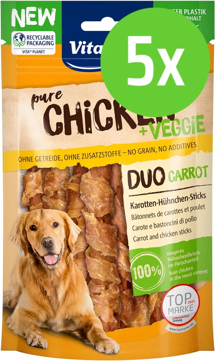 Vitakraft Chicken Veggie Wortel Kip Stick