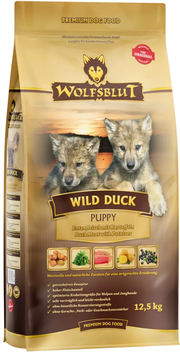 Wolfsblut Grain Free Puppy Wild Duck 12,5kg