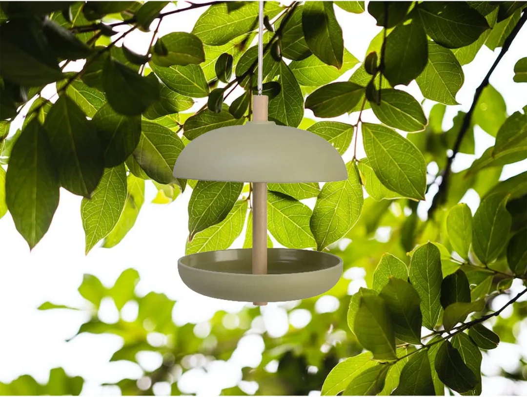 Decoris Vogelfeeder Silo 2 Stuks - Lichtgroen
