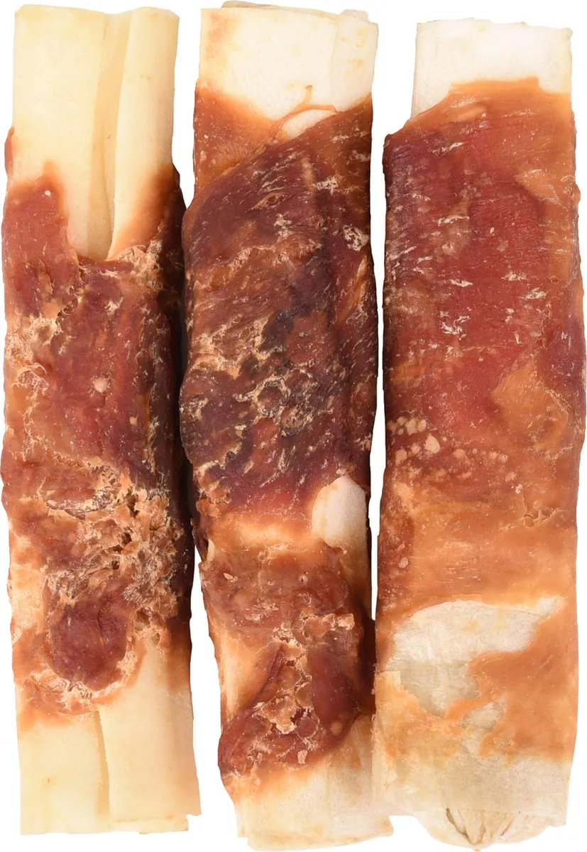 Flamingo R'hide Snack Honden R'hide Duck Wrapped Ribs 12cm