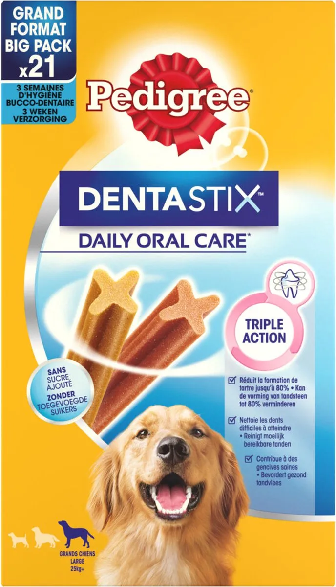 Pedigree Dentastix Maxi Multipack 21-pack - 4x810g