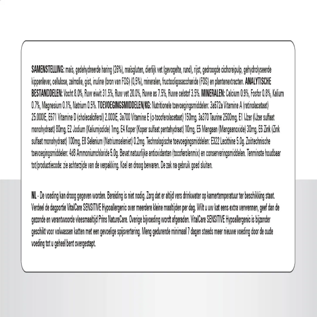 Prins VitalCare Sensitive 1,5kg