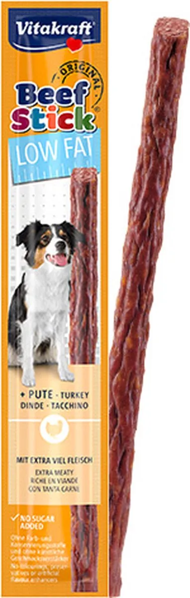 Vitakraft Beef Stick Low Fat - 50 Stuks