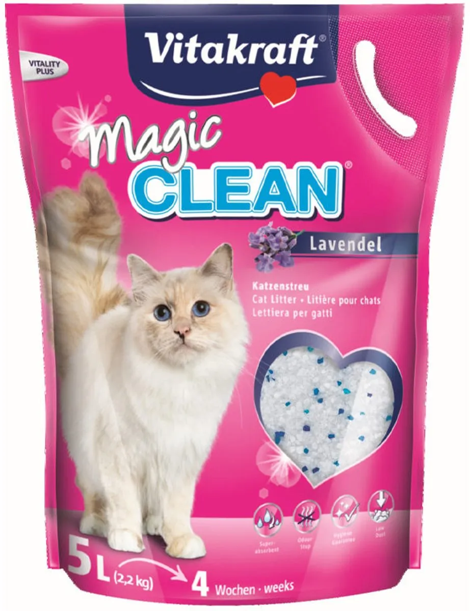 Vitakraft Magic Clean Lavendel Kattenbakvulling 5L