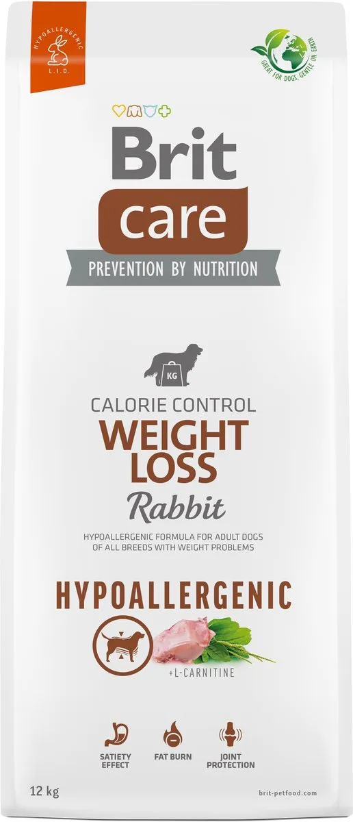 Brit Care Hypoallergeen Weight Loss Hondenvoer 12kg