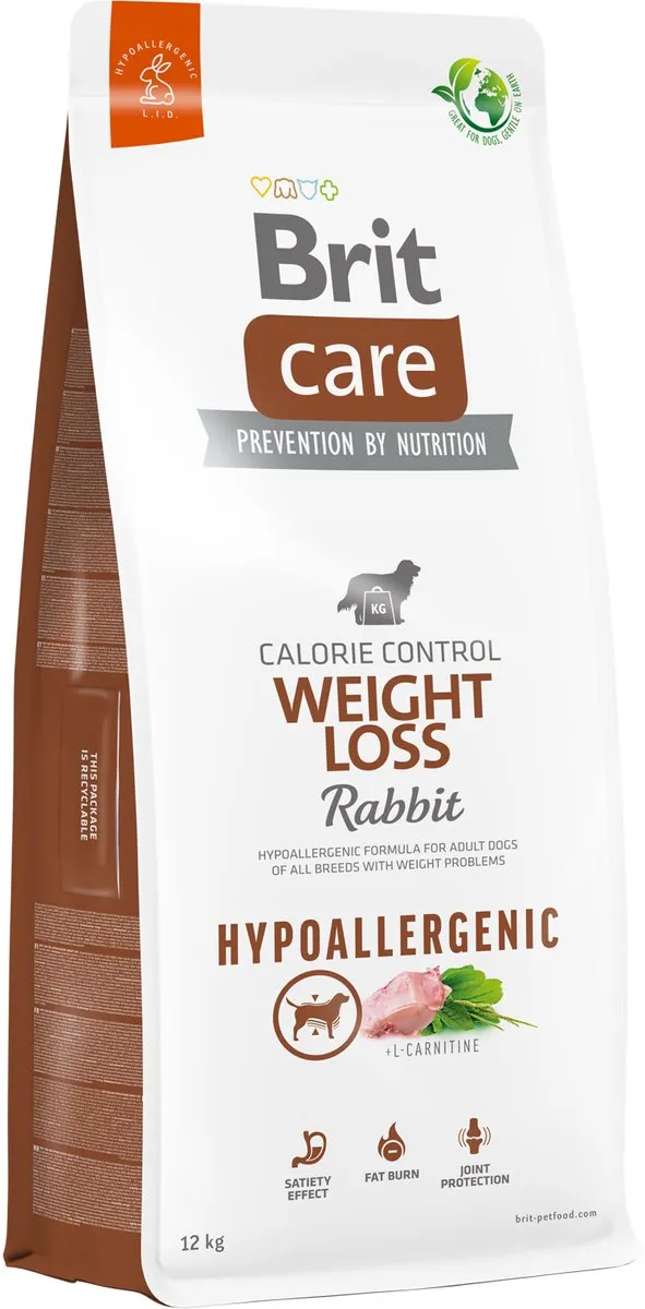 Brit Care Hypoallergeen Weight Loss Hondenvoer 12kg