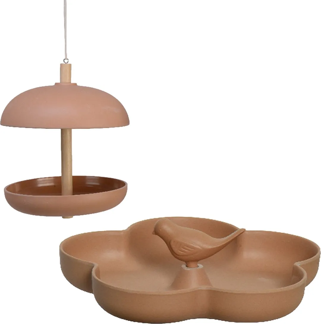 Decoris Vogel Voedersilo met Bad
