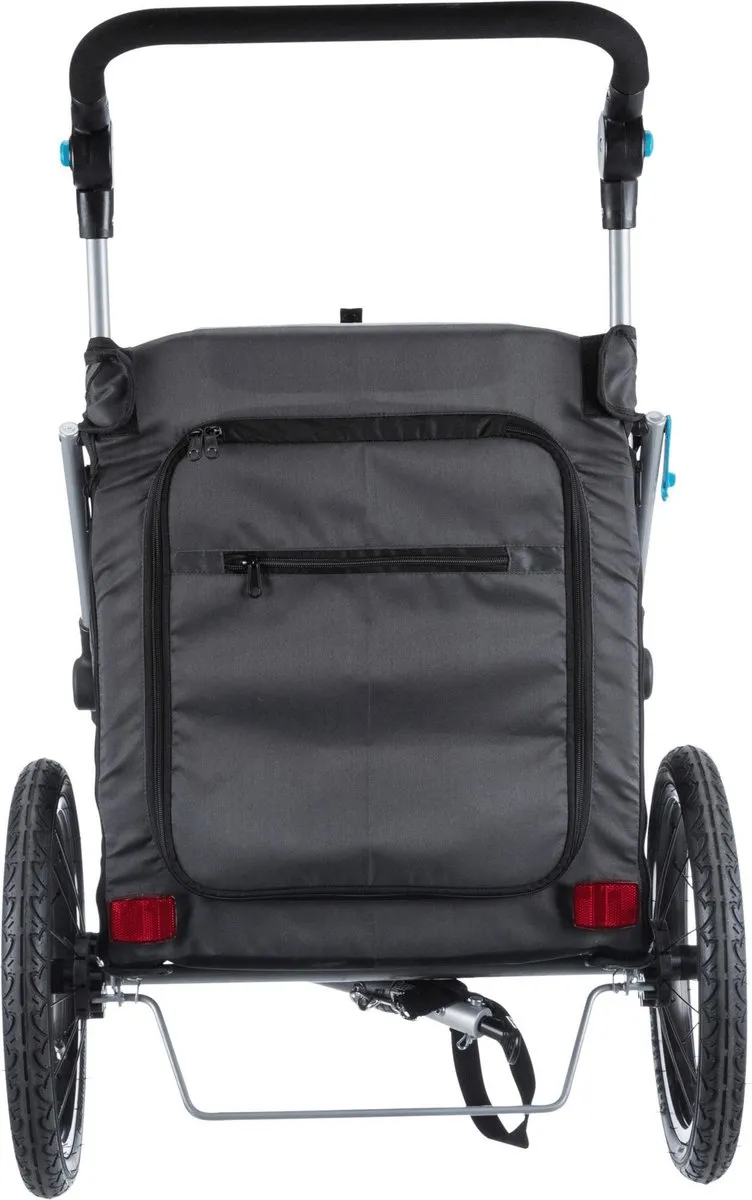 Trixie Hondenfietskar Opvouwbaar - 103x74x95cm - Grijs - afbeelding 3 van 6