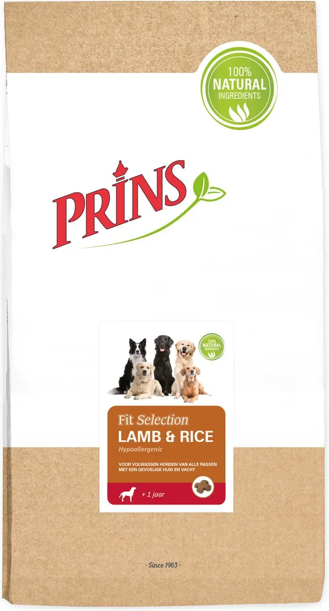 Prins Fit Selection Dog Lamb & Rice 14kg - afbeelding 6 van 6