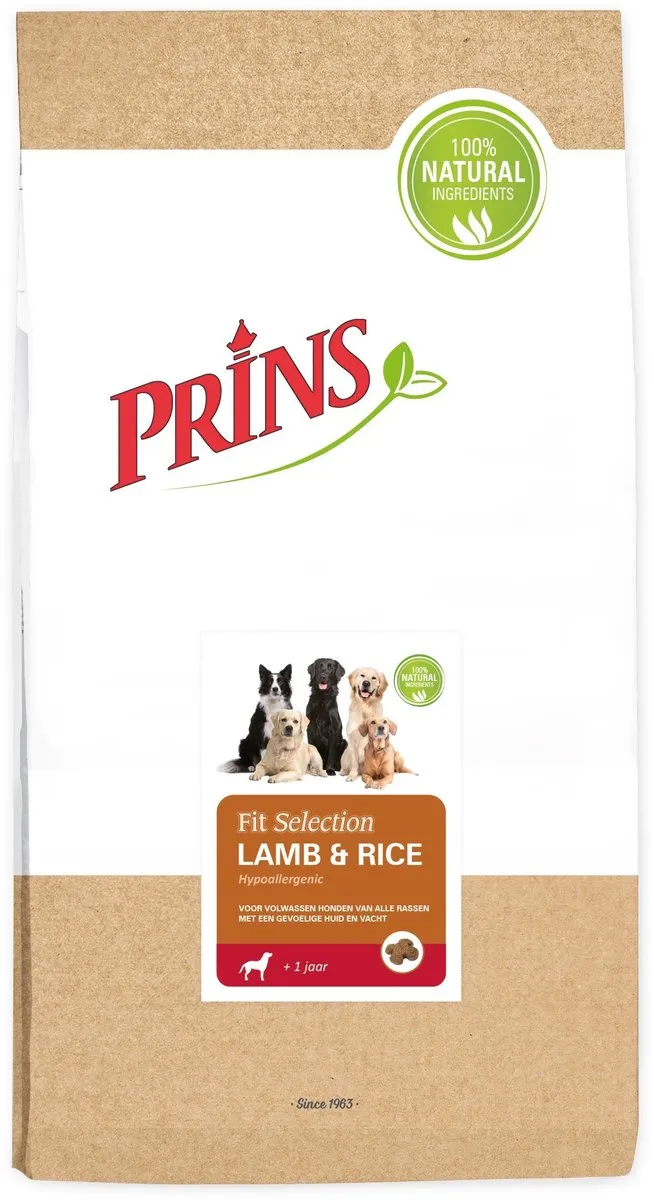 Prins Fit Selection Dog Lamb & Rice 14kg