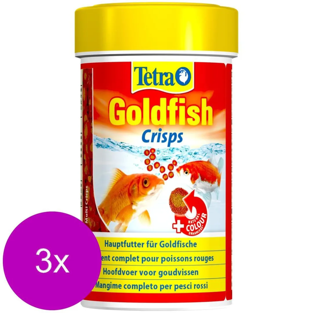 Tetra Visvoer Goldfish Crisps 3x100ml