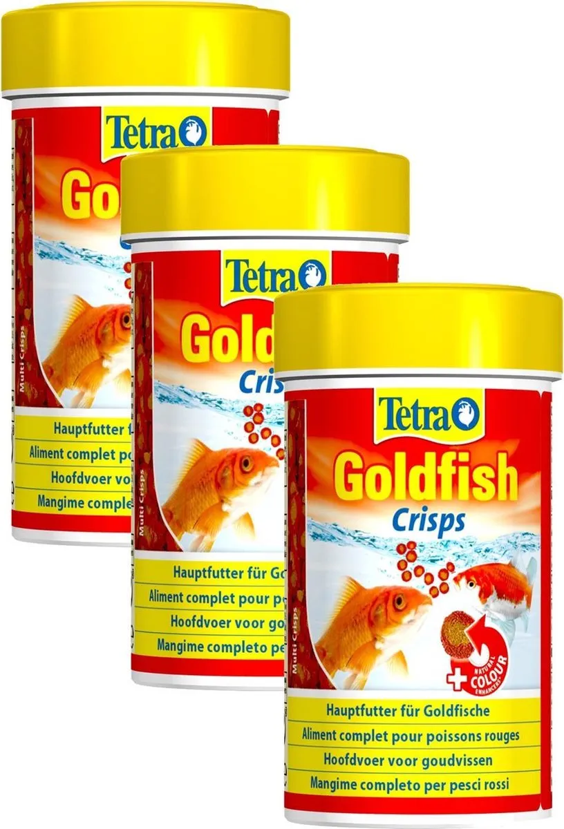 Tetra Visvoer Goldfish Crisps 3x100ml