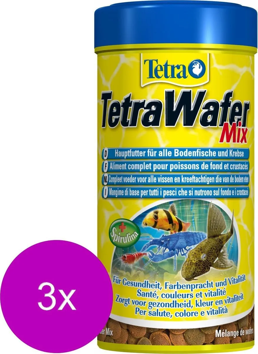 Tetra Wafermix Vissenvoer - 3x250ml