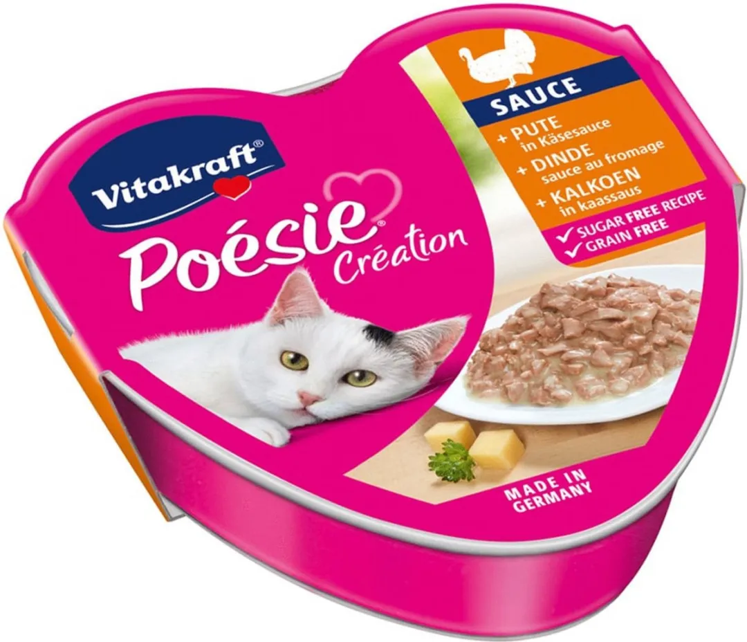 Vitakraft Kattenvoer In Saus Kalkoen Kaas 85g
