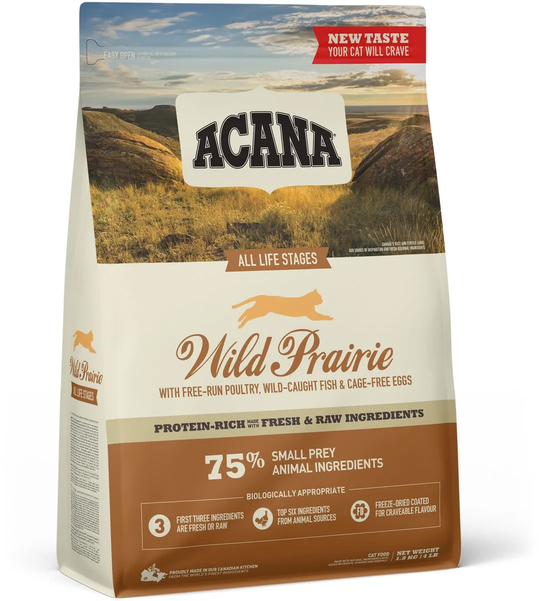 Acana - Wild Prairie Cat All Life Stages - Kattenvoer - 1.8 kg