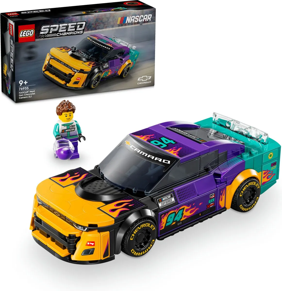 LEGO Speed Champions NASCAR Chevrolet Camaro ZL1 76935 - 328 Stukken