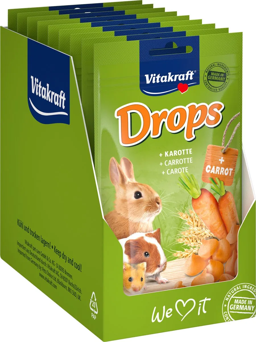 Vitakraft Drops met Wortel