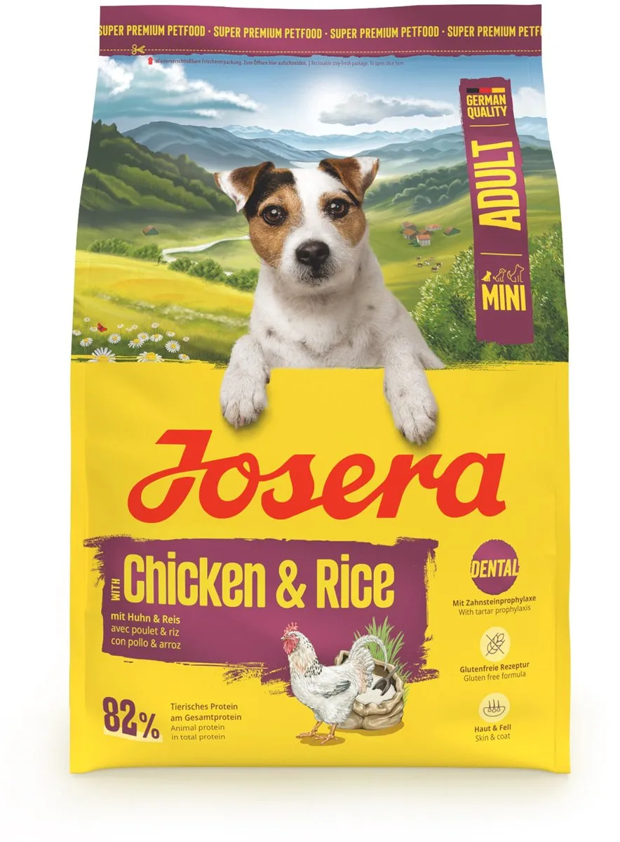 Josera Chicken & Rice Mini Adult Hondenvoer 3kg