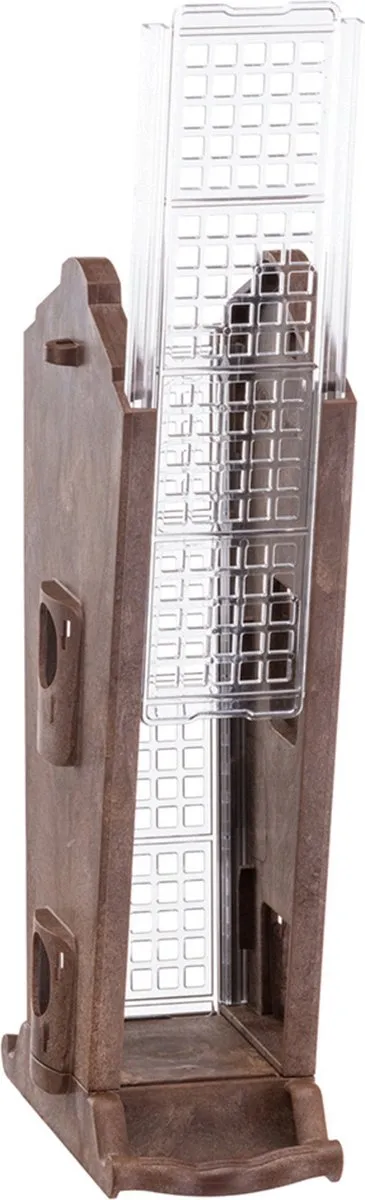 Ferplast Voedersilo Jok 21 - 19x17.5x32cm Bruin - afbeelding 6 van 6