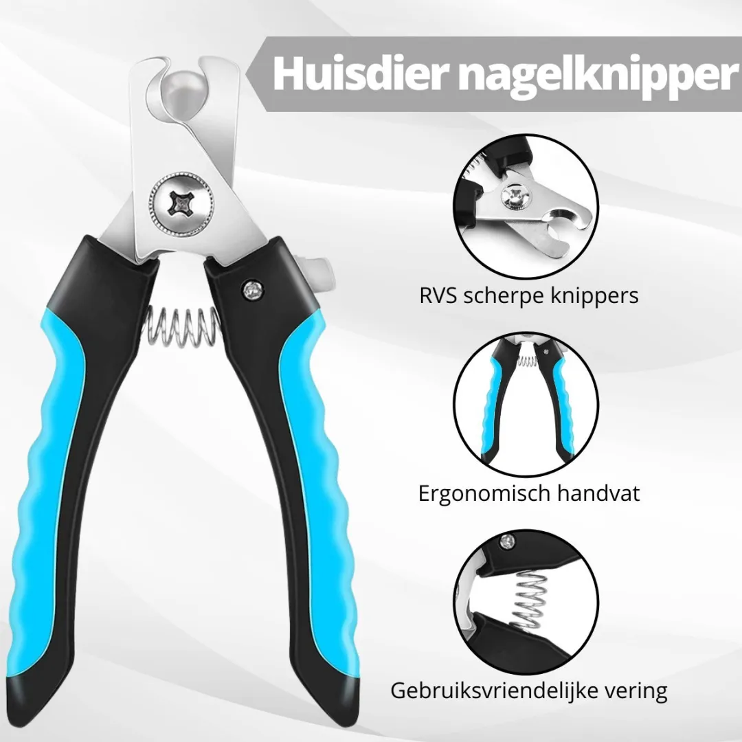 DierOKÉ Honden & Katten Nagelschaar Blauw