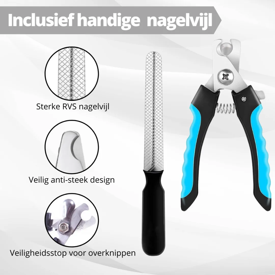 DierOKÉ Honden & Katten Nagelschaar Blauw
