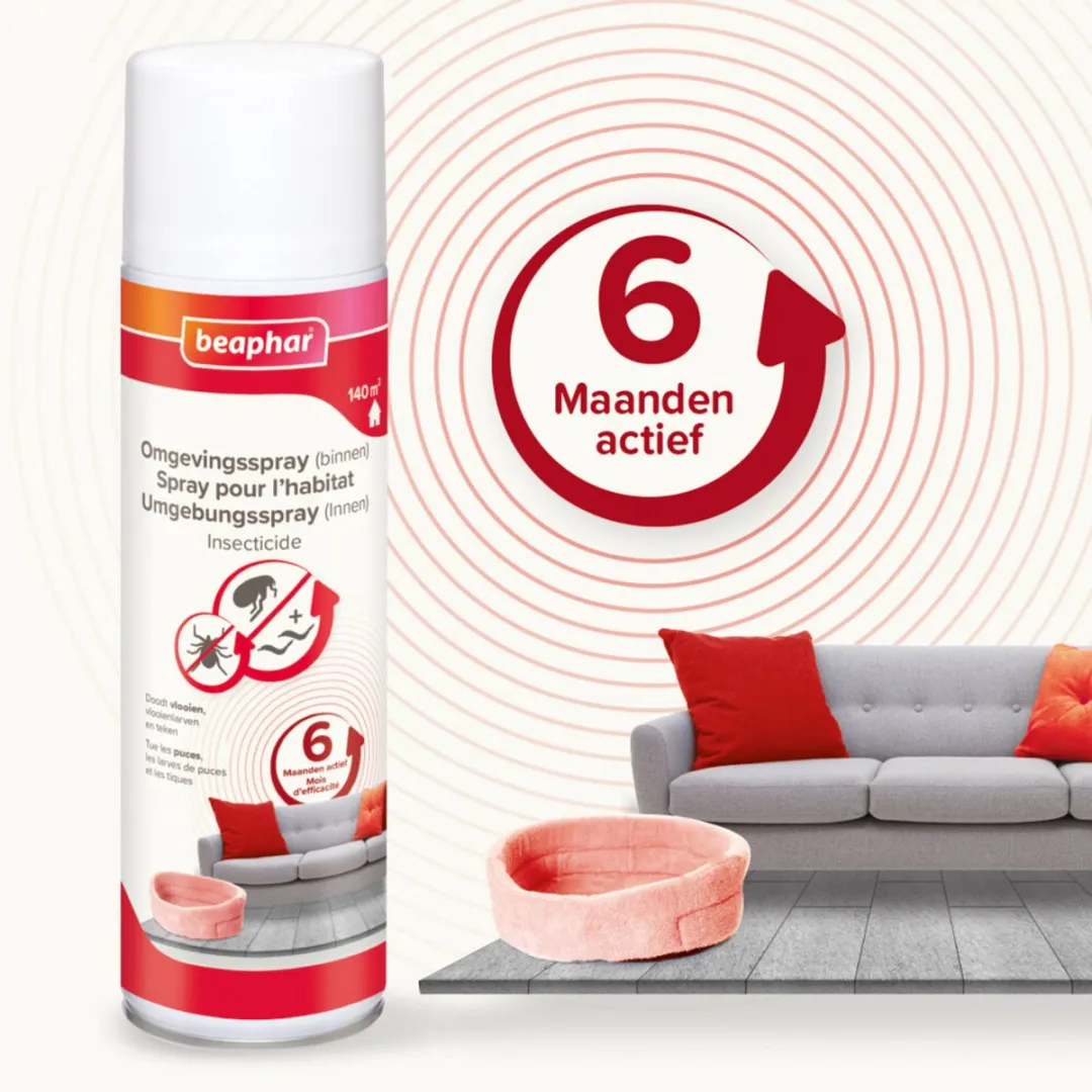 Beaphar Vlooienmiddel Omgevingsspray 2x500ml