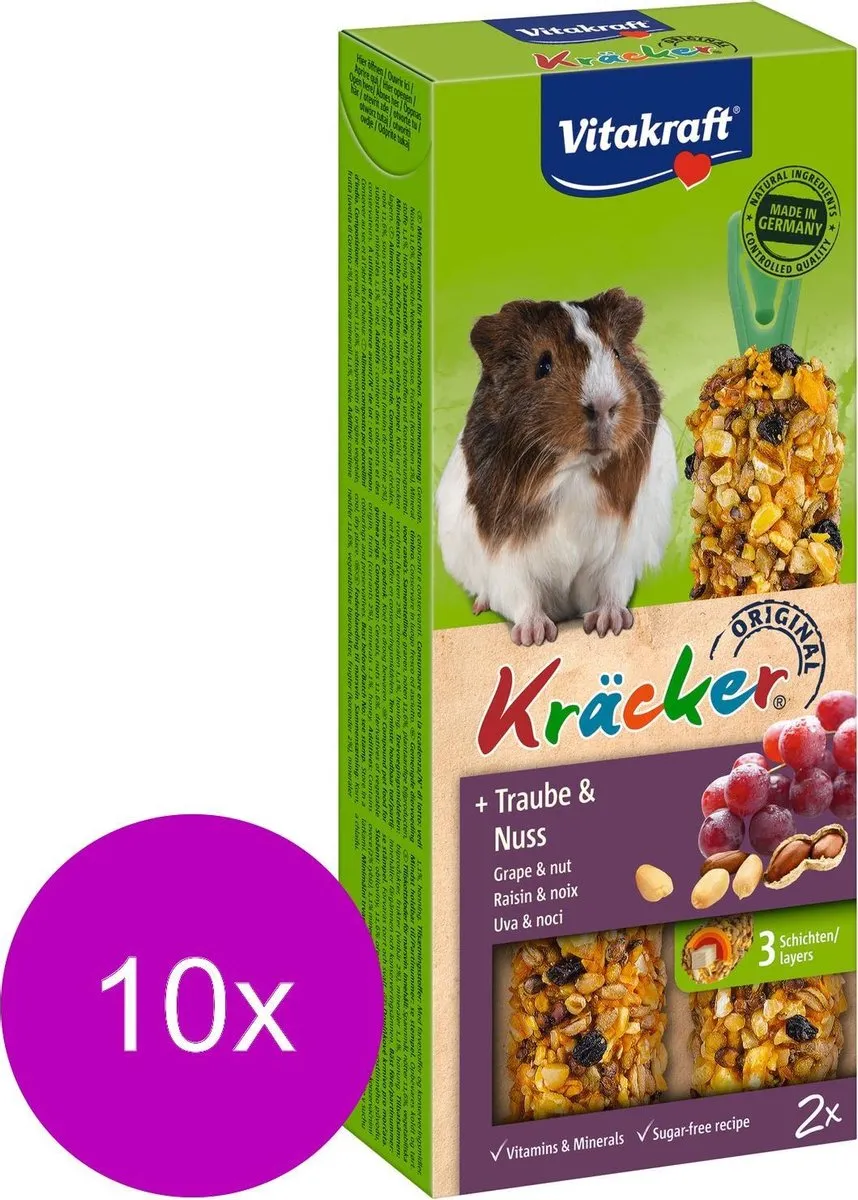 Vitakraft Cavia Kracker Noten - 20 Stuks