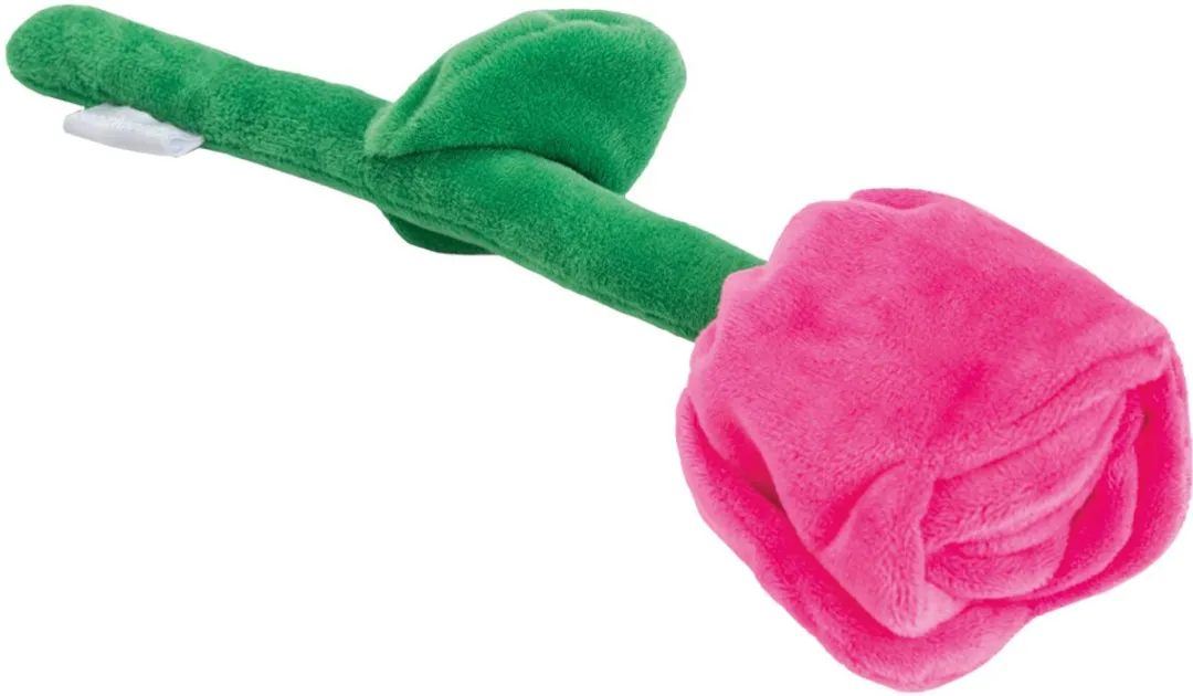 Beeztees Pluche Bloem Tulip - Roze