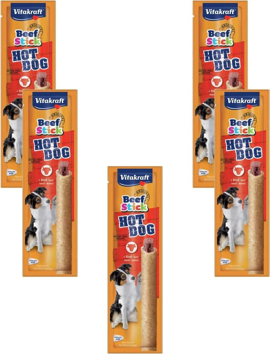 Vitakraft Beefstick Hot Dog Rund