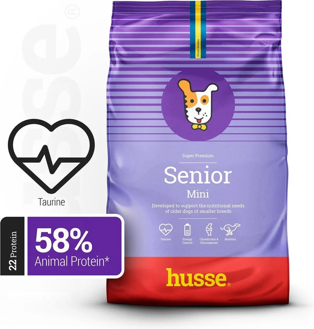 Husse Senior Mini Droogvoer Hondenbrokken 7 kg