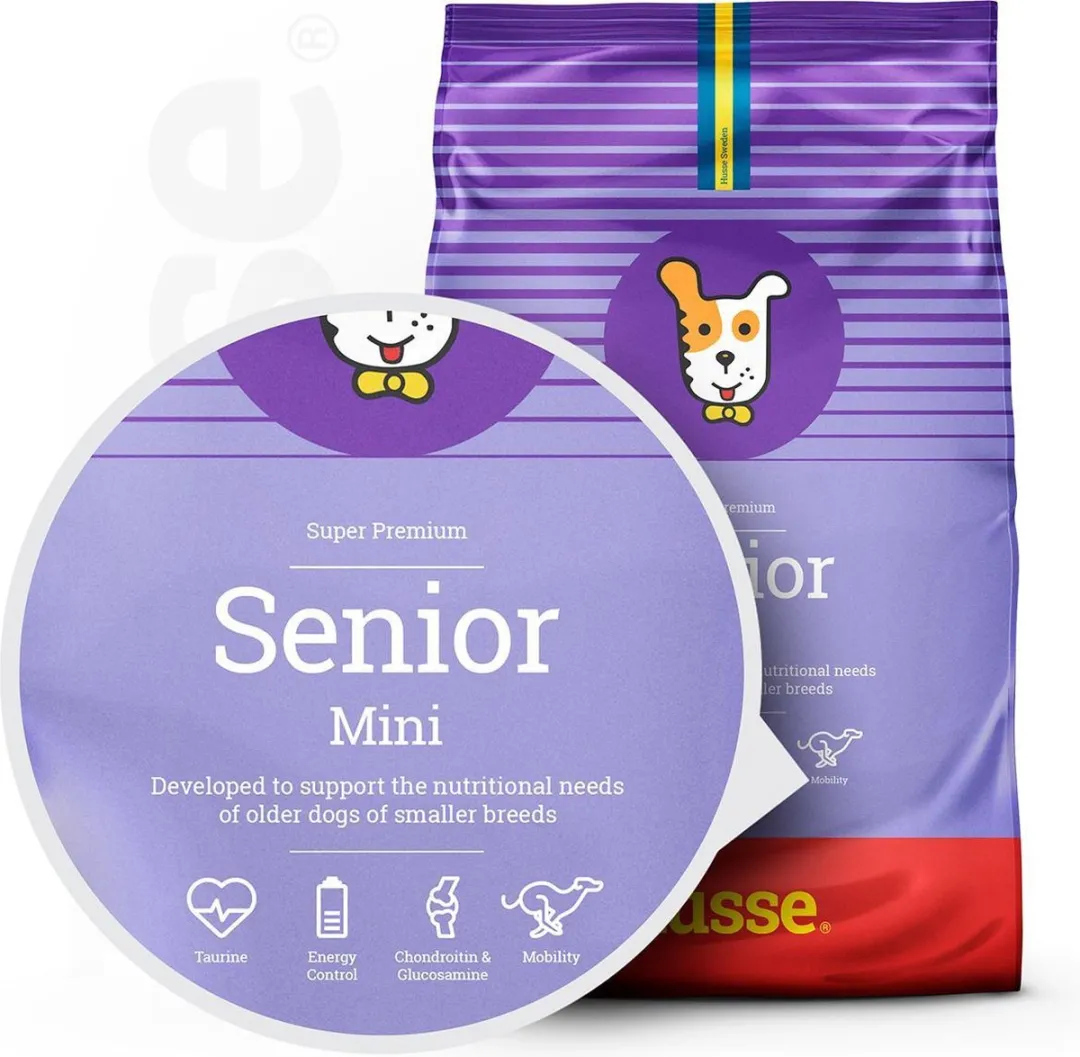 Husse Senior Mini Droogvoer Hondenbrokken 7 kg - 5 Stuks