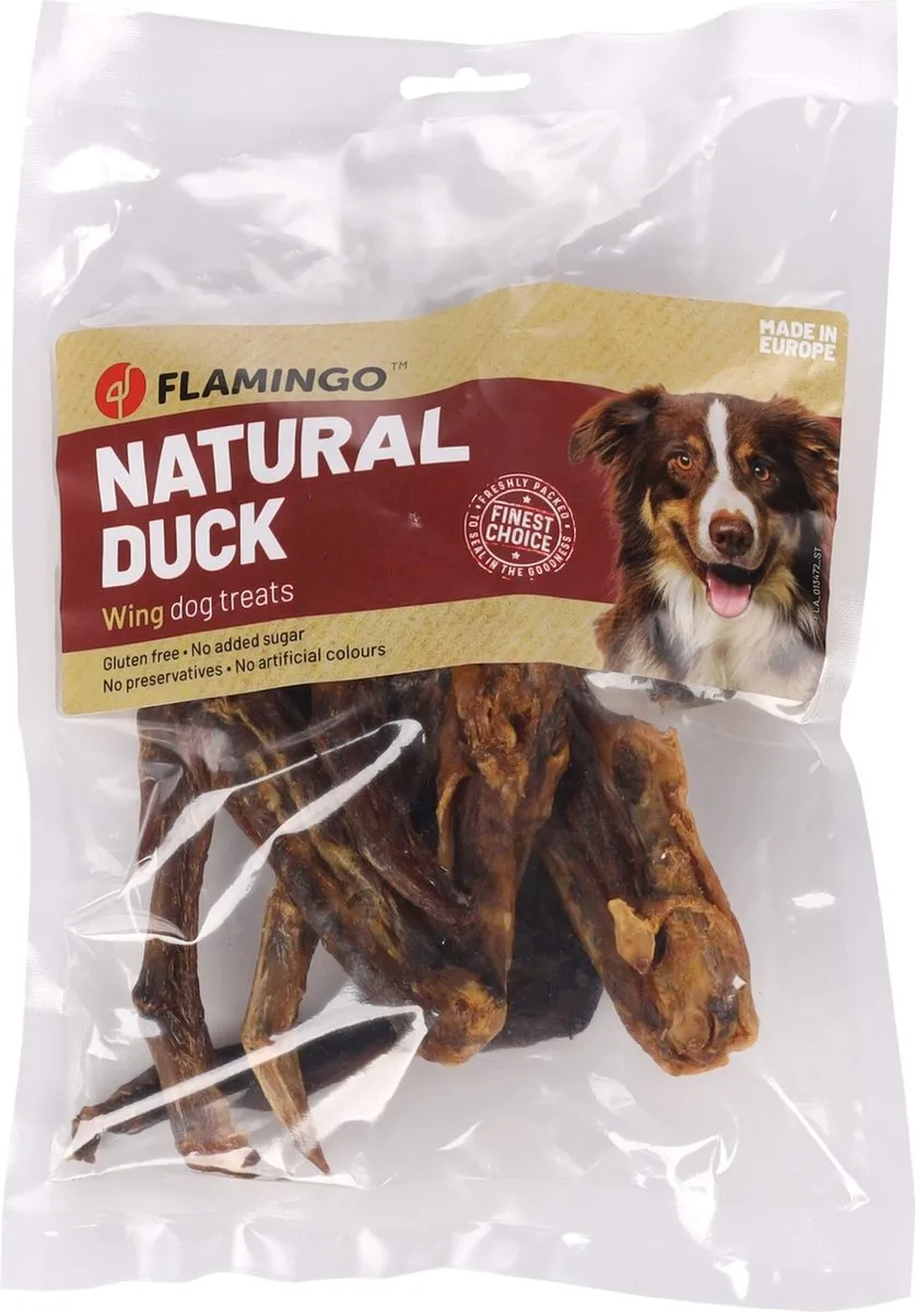 Flamingo Nature Snack Eendenvleugel 200g